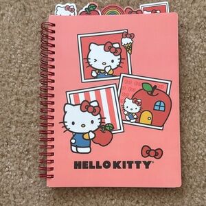 Sanrio Hello Kitty Pink Spiral Notebook